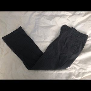 Gap pinstripe gray dress pants size 0